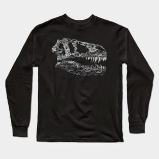 Dinosaur in Steampunk Design Long Sleeve T-Shirt